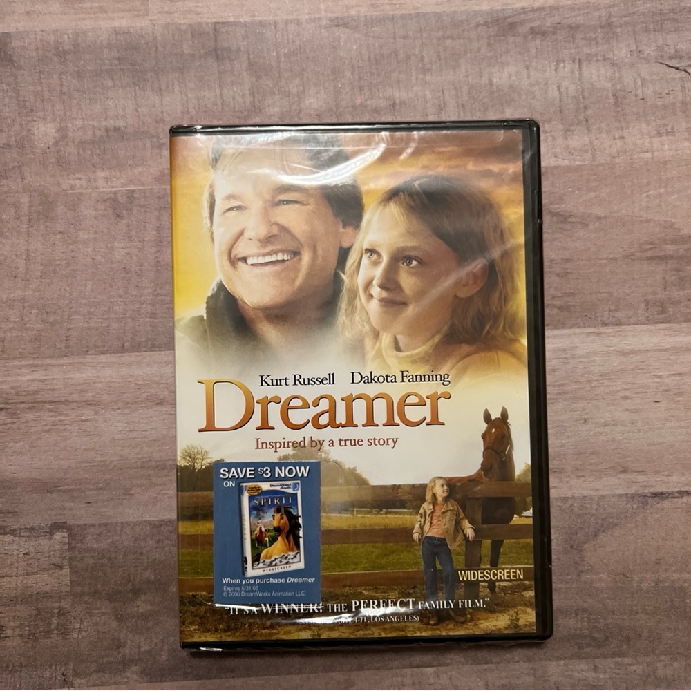 Dreamer (DVD, 2006, Wide) Kurt Russell Dakota Fanning Family Movie New SEALED
